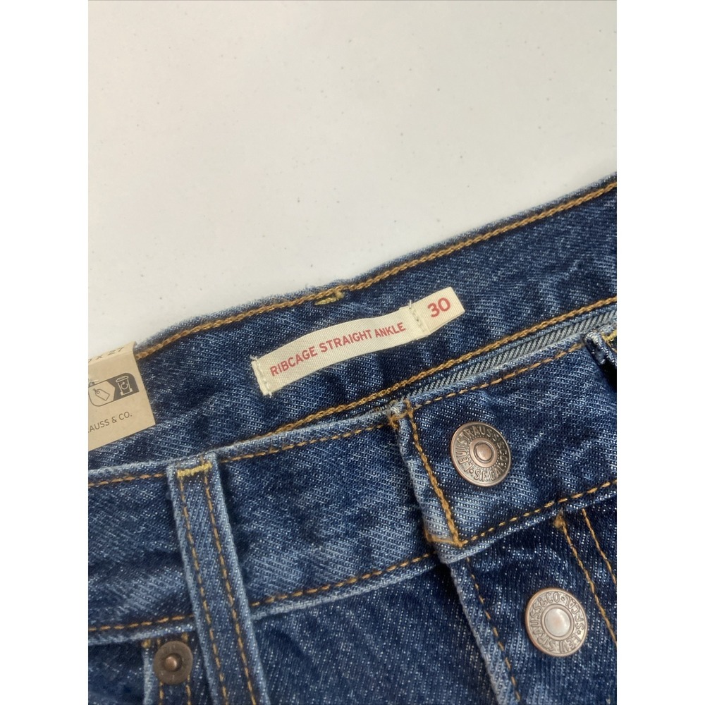 Levi's Women's Jeans Ribcage Straight Ankle 30x27 - Picture 4 of 11